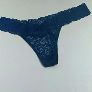 Blue thong